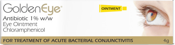 goldeneye antibiotic ointment for treatment of acute bacterial conjunctivitis